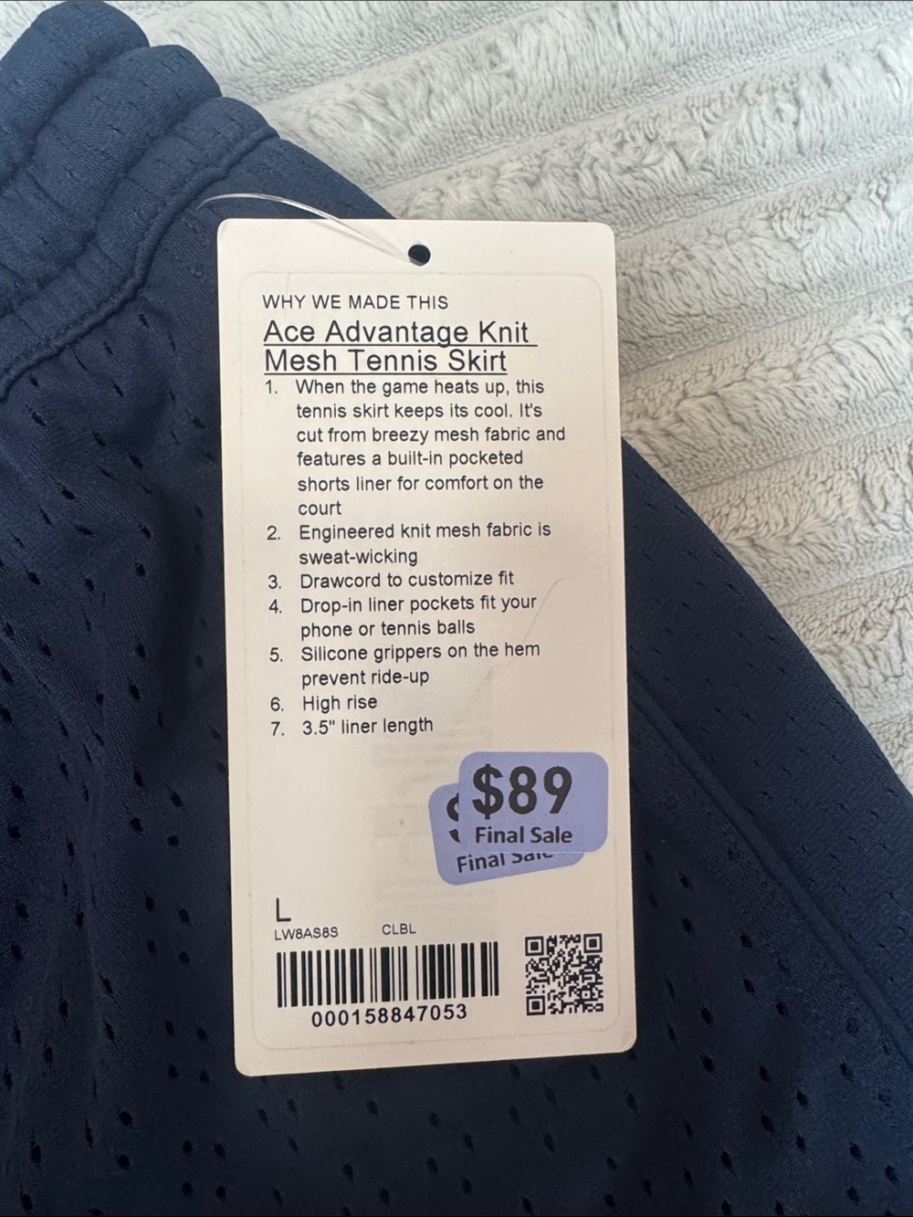 lululemon athletica Ace Advantage Knit Mesh Tennis Skirt - Picture 2 of 6